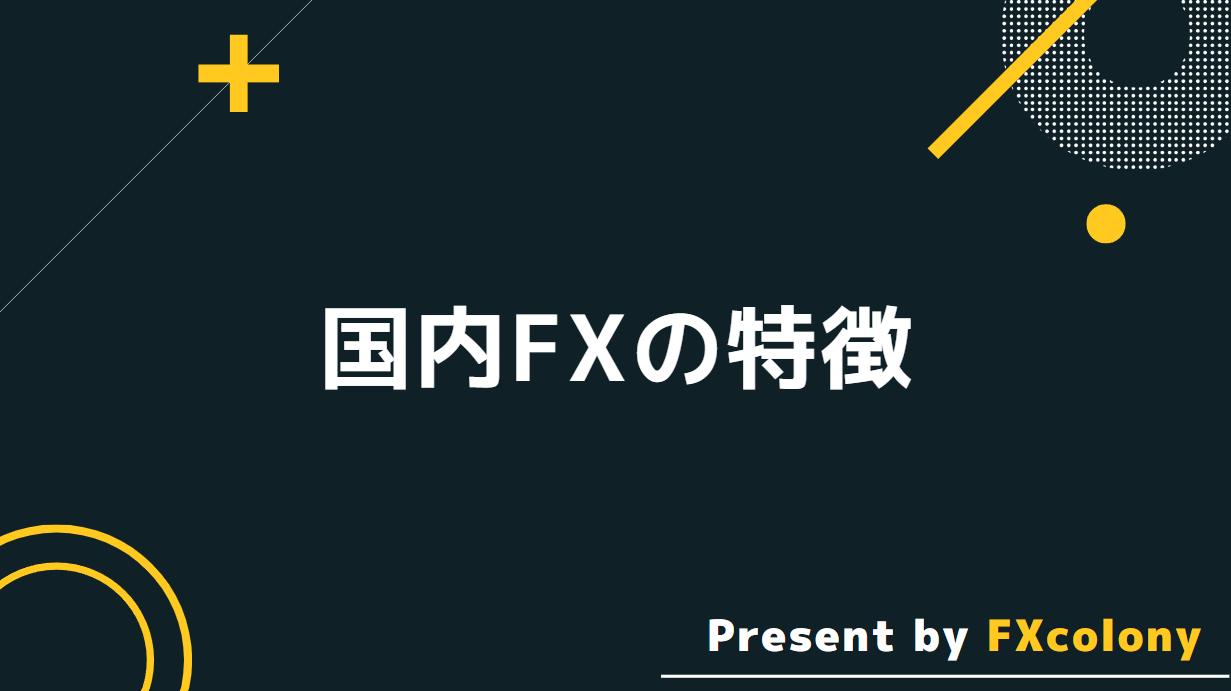 国内FXの特徴