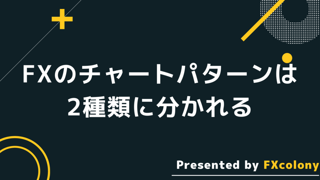 FXのチャートパターンは2種類に大別できる