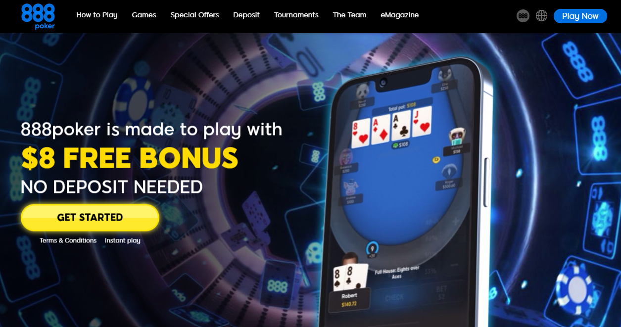 888Poker(トリプルエイトポーカー）